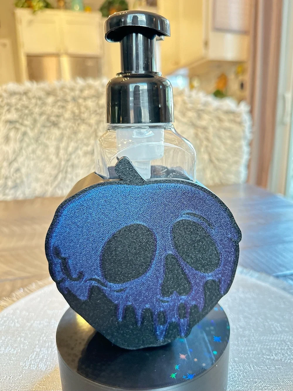 Disney Poison Apple Skull Foaming Soap Holder for Bath & Body Works Bottles